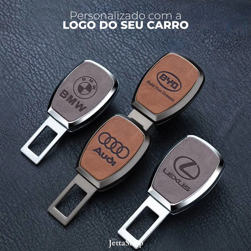 Extensor de Cinto de Segurança em Couro Personalizado - Jetta MaxBelt™