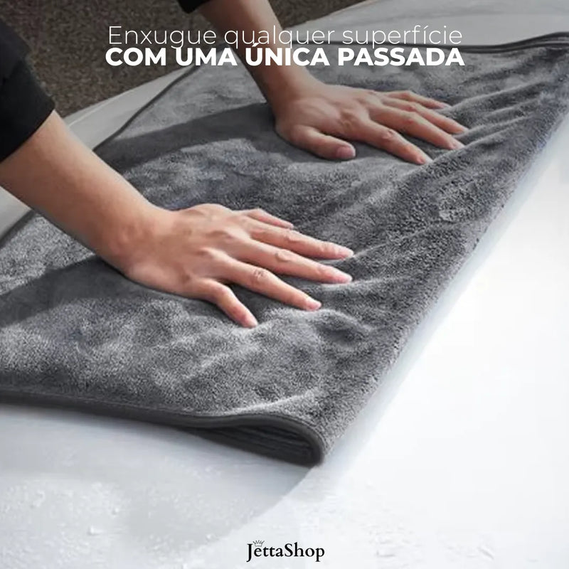 Toalha de Microfibra Profissional e Super Absorvente - Jetta SoftTowel™ [ESTOQUE LIMITADO]