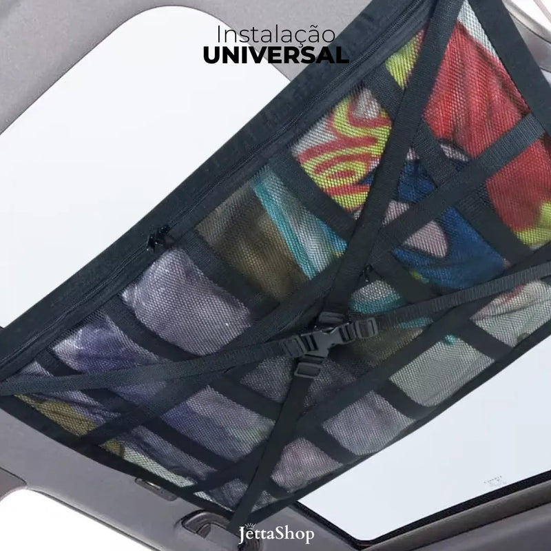 Jetta Roof™ - Porta Objetos de Rede Universal para Teto Automotivo [PROMOÇÃO LIMITADA]