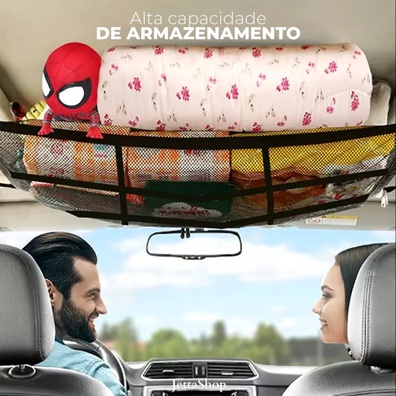 Jetta Roof™ - Porta Objetos de Rede Universal para Teto Automotivo [PROMOÇÃO LIMITADA]