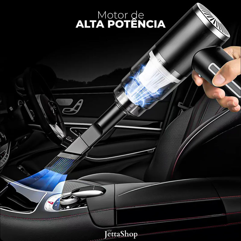 Aspirador Portátil Jetta AspMax™️ + ACESSÓRIOS EXCLUSIVOS (BRINDE EXCLUSIVO + FRETE GRÁTIS ATÉ 23:59)