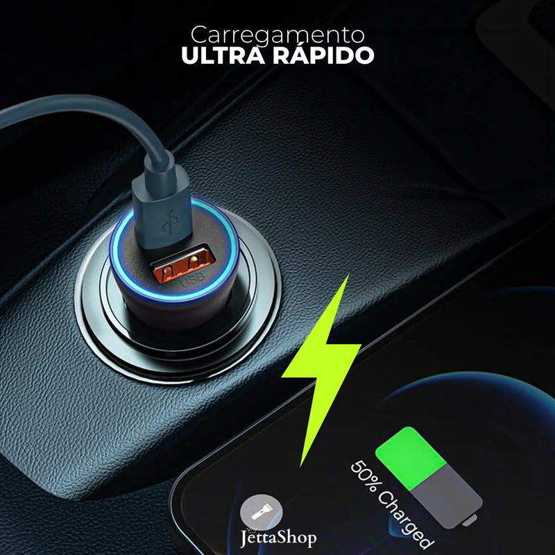 Mini Carregador e Rastreador GPS Automotivo para iPhone - SpotJetta™ [PROMOÇÃO LIMITADA]