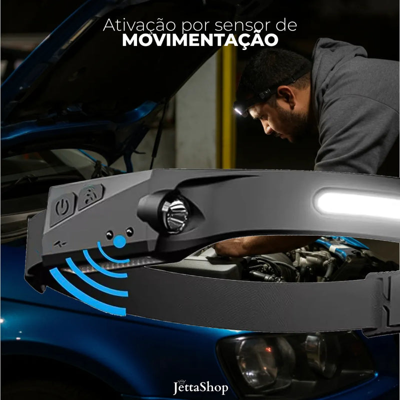 [PAGUE 1 LEVE 2] Lanterna de Cabeça Impermeável com Luzes de LED - Jetta LightPro™