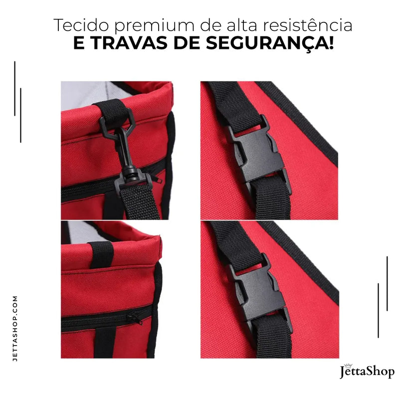 Jetta PetSeat™ - Berço para Cachorro e Gato Automotivo [PROMOÇÃO LIMITADA]