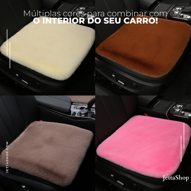 Jetta MaxPlush™ - Almofada de Pelúcia para Assento Automotivo [PROMOÇÃO LIMITADA]