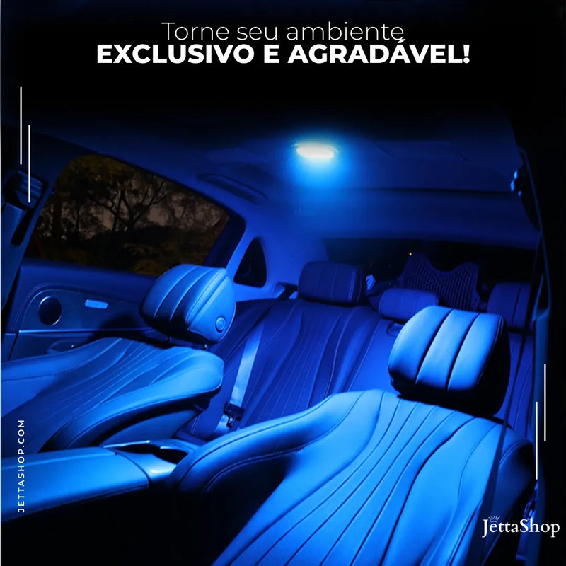 Jetta LedLamp™ - Luz Ambiente RGB de Interior Automotivo [ESQUENTA BLACK FRIDAY]