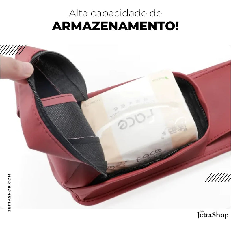 Organizador Lateral para Bancos Automotivo Personalizado - BenchJetta™ [PROMOÇÃO LIMITADA ATÉ HOJE 23:59]