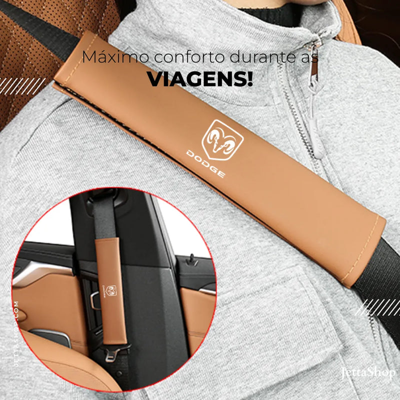 [COMPRE 1 LEVE 2] Protetor de Cinto em Couro Personalizado - Jetta SafeBelt™