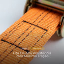 GripJetta™ – Cinta de Carga com Catraca Manual [ATÉ 5 TONELADAS DE CARGA]