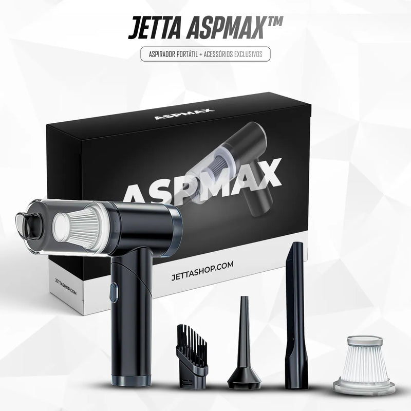 Aspirador Portátil Jetta AspMax™️ + ACESSÓRIOS EXCLUSIVOS (BRINDE EXCLUSIVO + FRETE GRÁTIS ATÉ 23:59)