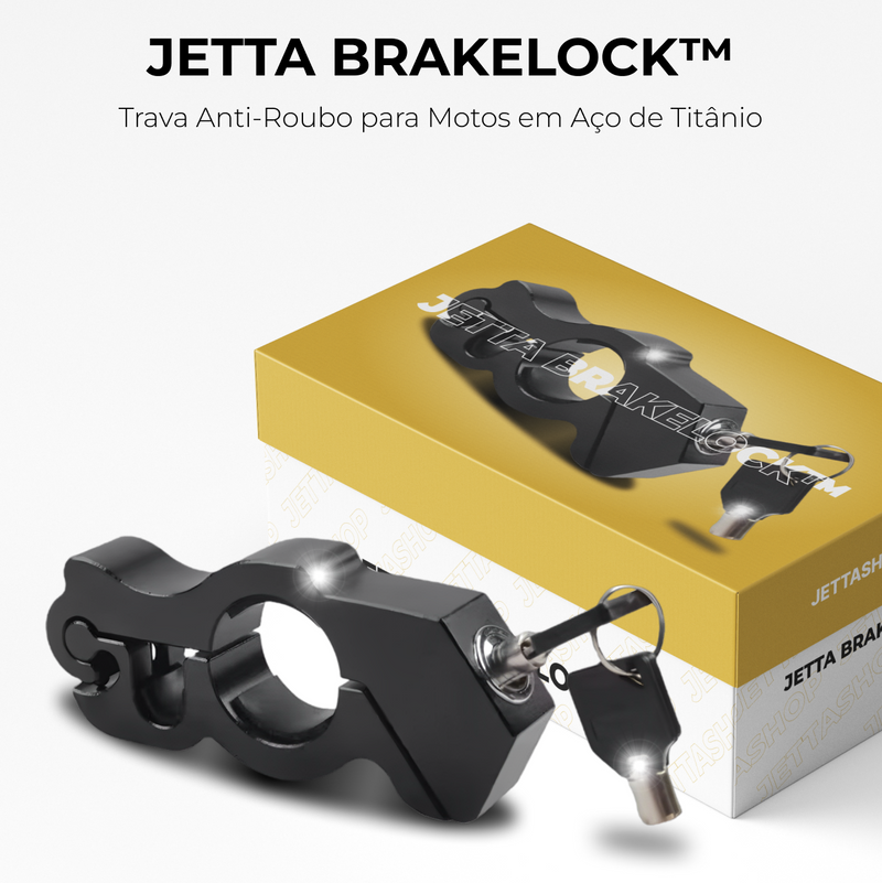 Trava Anti-Roubo para Motos em Aço de Titânio - Jetta BrakeLock™ [PROMOÇÃO RELÂMPAGO]