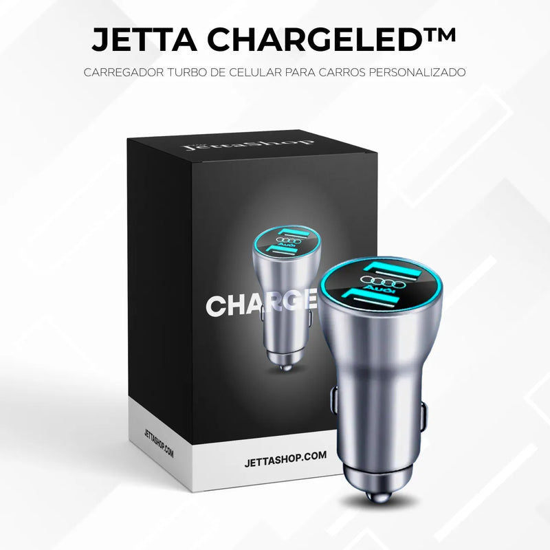 Carregador Turbo de Celular para Carros Personalizado - Jetta ChargeLed™ [PROMOÇÃO LIMITADA]