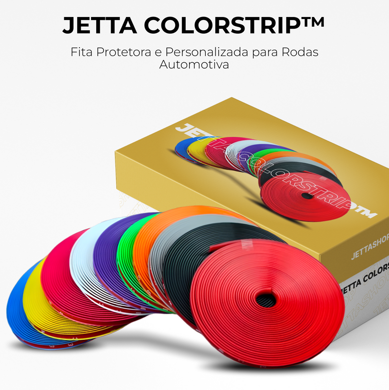 Fita Protetora e Personalizada para Rodas Automotiva - Jetta ColorStrip™ [LIQUIDA NATAL]