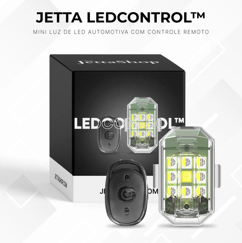 Mini Luz de LED Automotiva com Controle Remoto - Jetta LedControl™ [ESTOQUE LIMITADO]