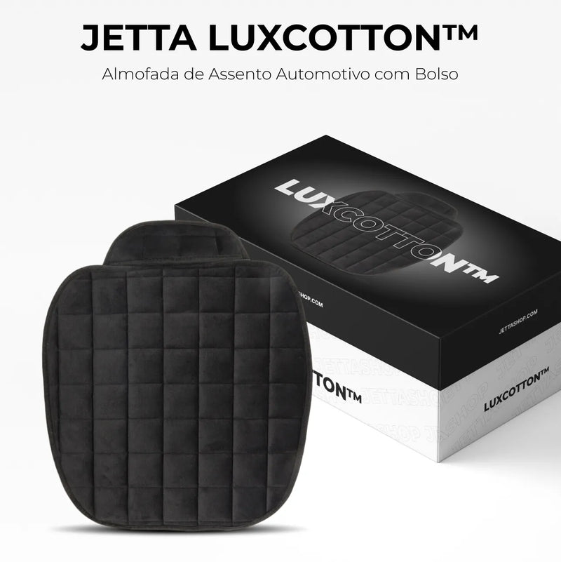 Jetta LuxCotton™ - Almofada de Assento Automotivo com Bolso [PROMOÇÃO LIMITADA ATÉ HOJE 23:59]