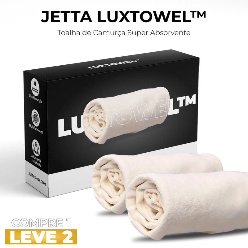 [PAGUE 1 LEVE 2] Toalha de Camurça Super Absorvente - Jetta LuxTowel™