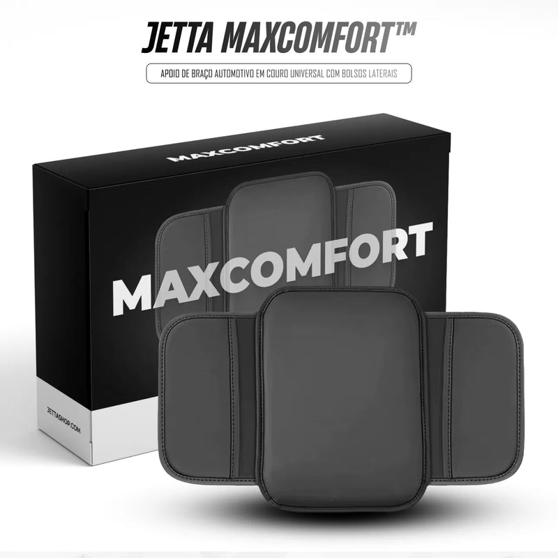 Jetta MaxComfort™ - Apoio de Braço Automotivo Em Couro Universal com Bolsos Laterais [PROMOÇÃO LIMITADA]