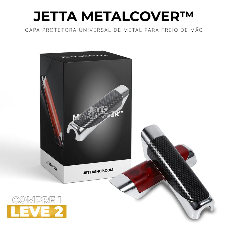 [PAGUE 1 LEVE 2] Capa Protetora Universal de Metal para Freio de Mão - Jetta MetalCover™