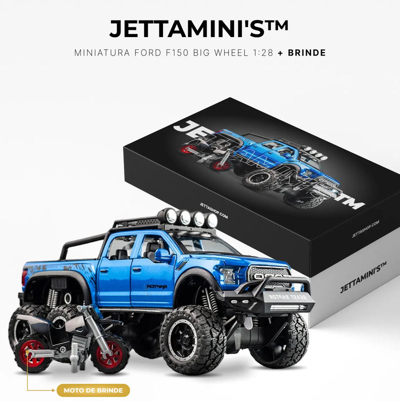 JettaMini's™ - Miniatura Ford F150 Big Wheel 1:28