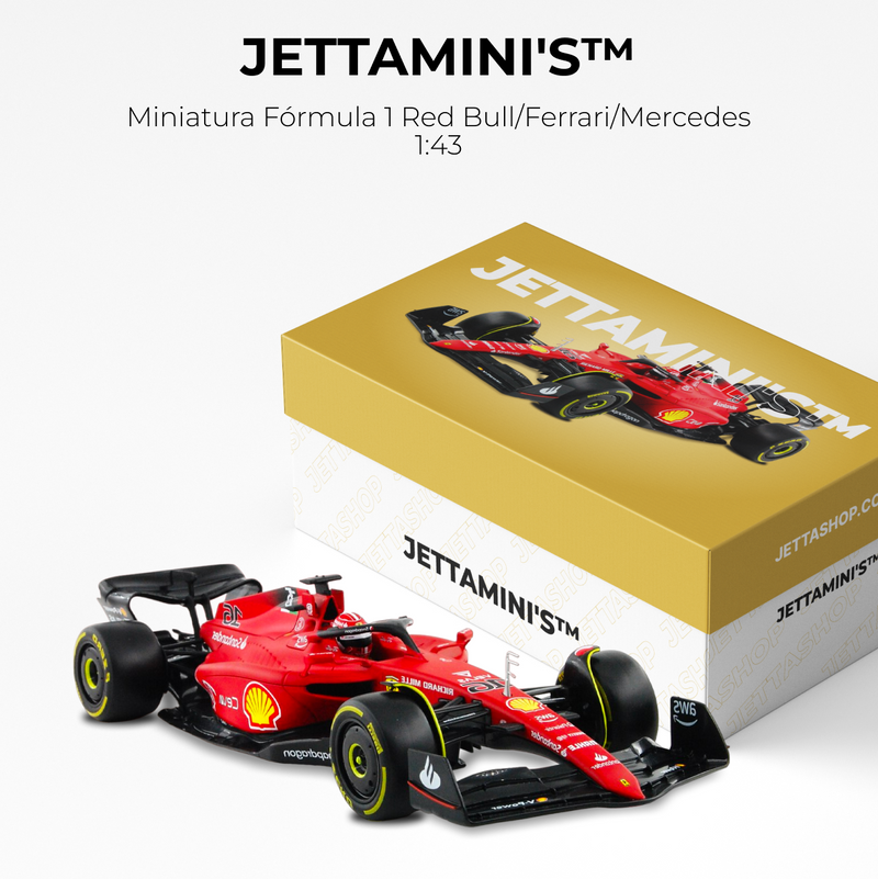 JettaMini's™ - Miniatura Fórmula 1 Red Bull/Ferrari/Mercedes 1:43