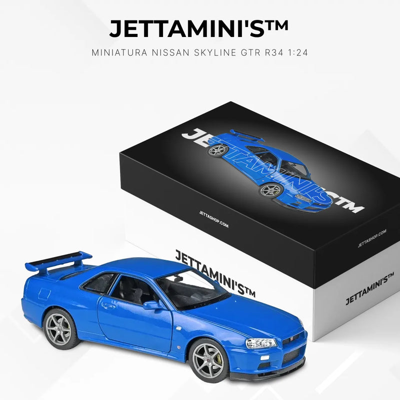 JettaMini's™ - Miniatura Nissan Skyline GTR R34 1:24