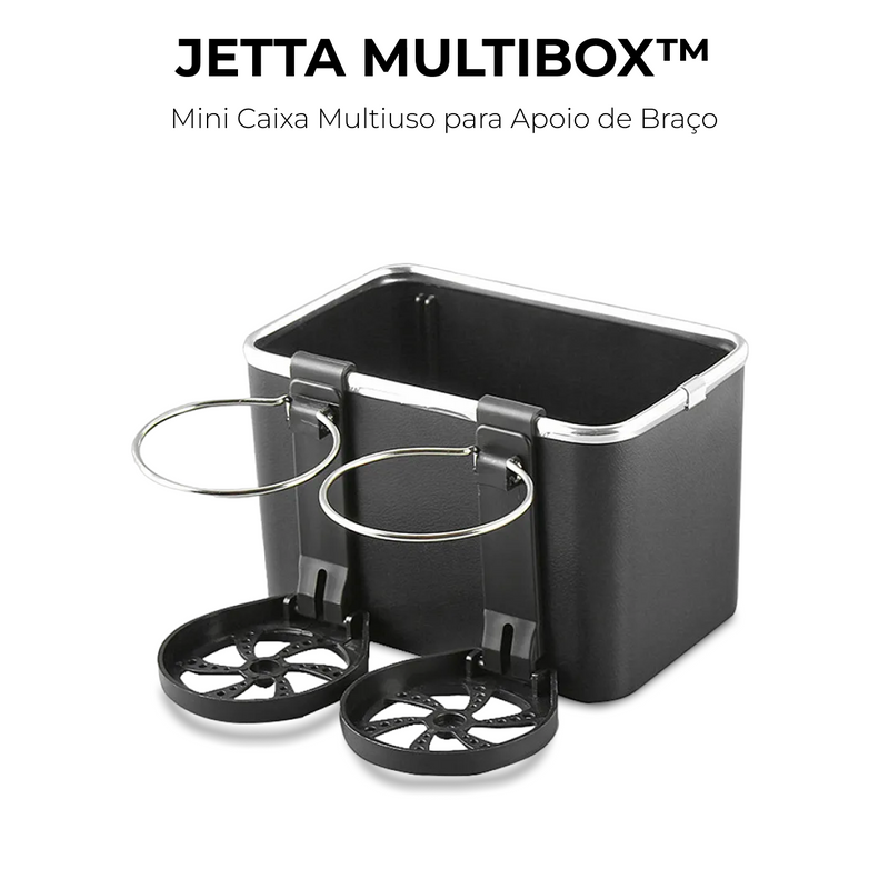 Mini Caixa Multiuso para Apoio de Braço - Jetta MultiBox™ [PROMOÇÃO IMPERDÍVEL🔥]