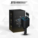 Jetta PowerHub™ - Carregador Veicular 7 em 1 com Cabos Retráteis e Display de Voltagem [LANÇAMENTO 2026]