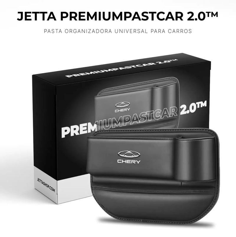 Jetta PremiumPastCar 2.0™ - Pasta Organizadora Universal para Carros [PERSONALIZE COM A MARCA DO SEU CARRO]