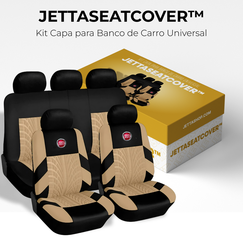 Kit de Capa para Bancos Automotiva - JettaSeatCover™ [PROMOÇÃO IMPERDÍVEL]