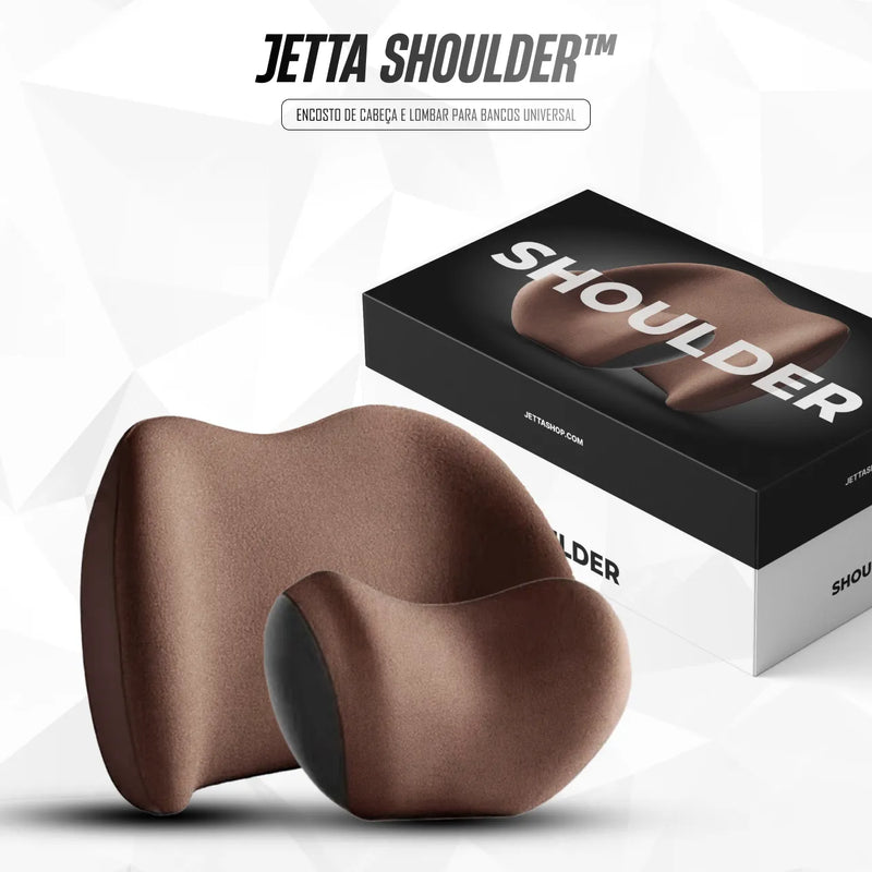 Encosto de Cabeça e Lombar para Bancos Universal - Jetta Shoulder™ [PROMOÇÃO LIMITADA ATÉ HOJE 23:59]