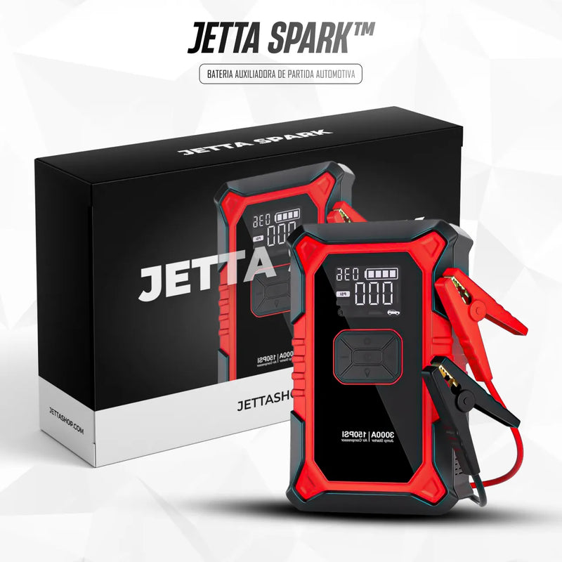 Bateria Auxiliadora de Partida Automotiva - Jetta Spark™ [CHUPETA PORTÁTIL]