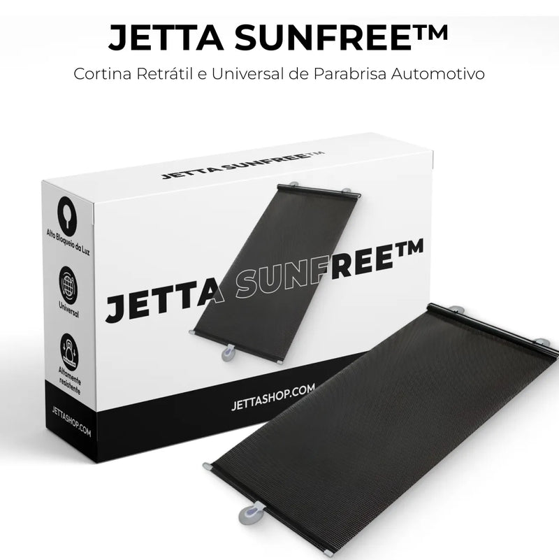 Cortina Retrátil e Universal de Parabrisa Automotivo - Jetta SunFree™ [ESQUENTA BLACK FRIDAY]
