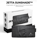 Organizador de Tapa Sol em Couro Automotivo Personalizado - Jetta SunShade™ (ESPECIAL PRÉ BLACK FRIDAY)