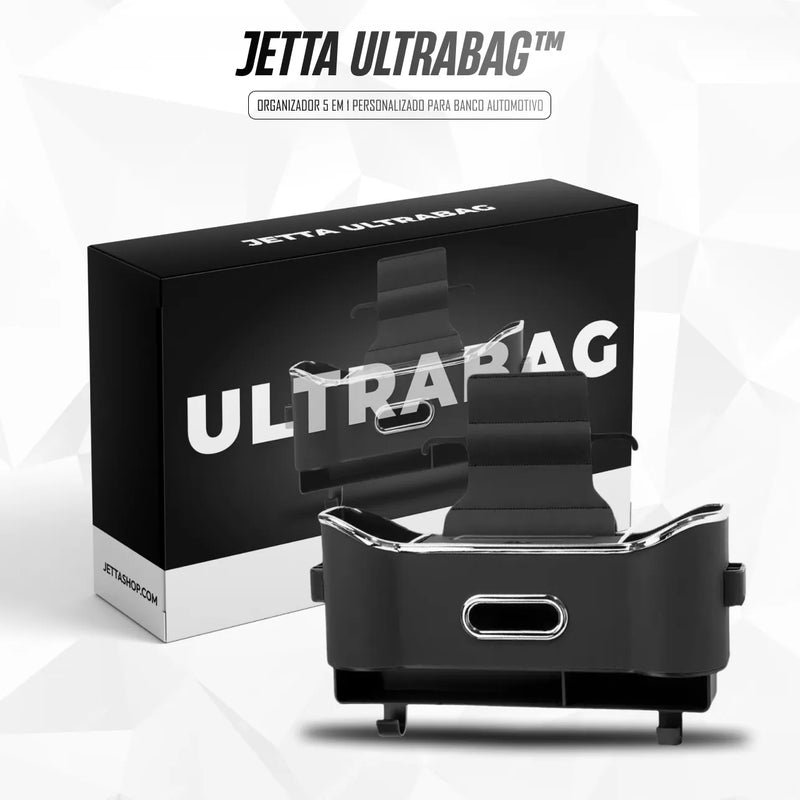 Jetta UltraBag™ - Organizador 5 em 1 Personalizado para Banco Automotivo (ESTOQUE LIMITADO)