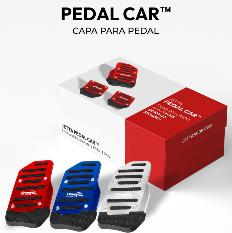 Pedal Car™️ - Pedal Automotivo Antiderrapante Universal (Brinde Exclusivo para os 100 primeiros até 23:59)