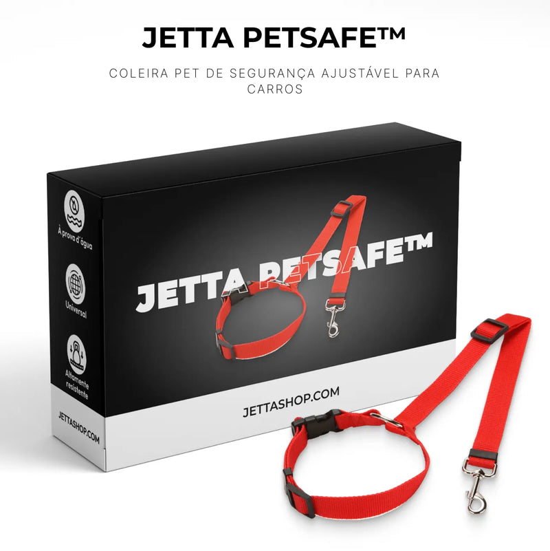 Coleira Pet de Segurança Ajustável para Carros - Jetta PetSafe™ [PROMOÇÃO LIMITADA]