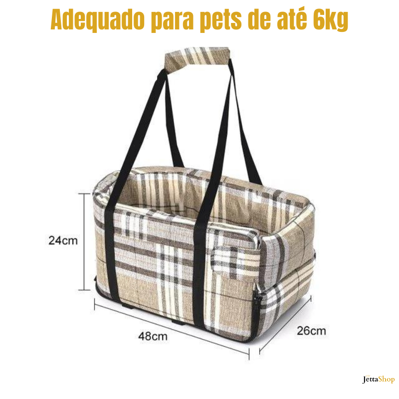 Jetta PetBag™ - Assento de Carro para Cachorro e Gato [PROMOÇÃO IMPERDÍVEL🔥]