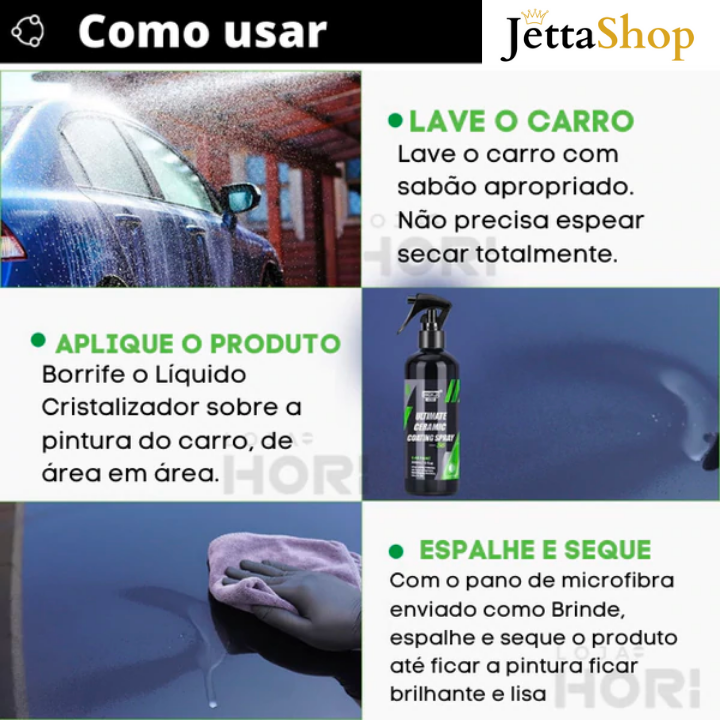 Liquido Cristalizador Revestimento Hidrofóbico Impermeabiliza a Pintura Do Carro - Nano Coat™️