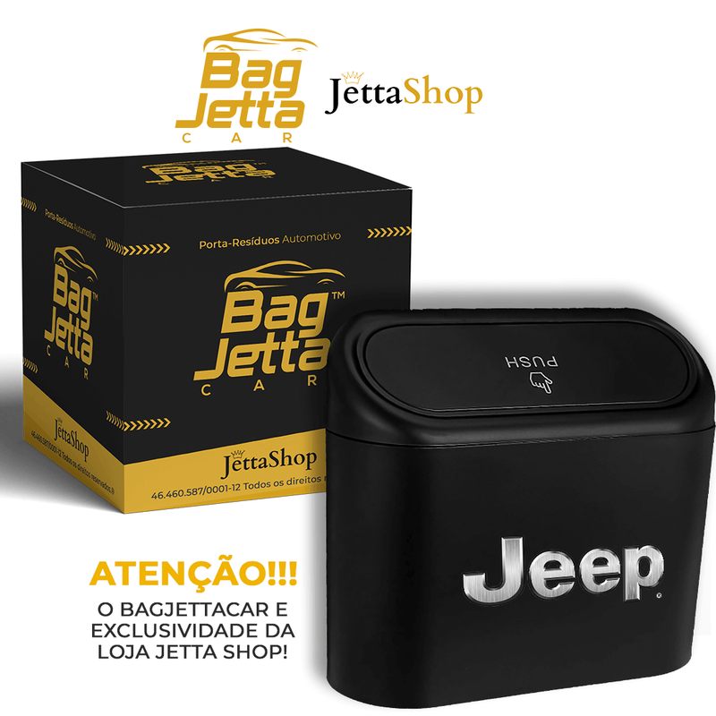 Porta-Resíduos Automotivo - BagJettaCar™ (BRINDE EXCLUSIVO PARA OS 75 PRIMEIROS)