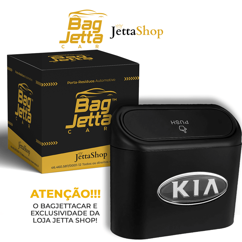 (PAGUE 1 LEVE 2) - Porta-Resíduos Automotivo - BagJettaCar™ (BRINDE EXCLUSIVO PARA OS 80 PRIMEIROS)