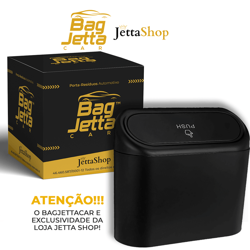 Porta-Resíduos Automotivo - BagJettaCar™ (BRINDE EXCLUSIVO PARA OS 75 PRIMEIROS)