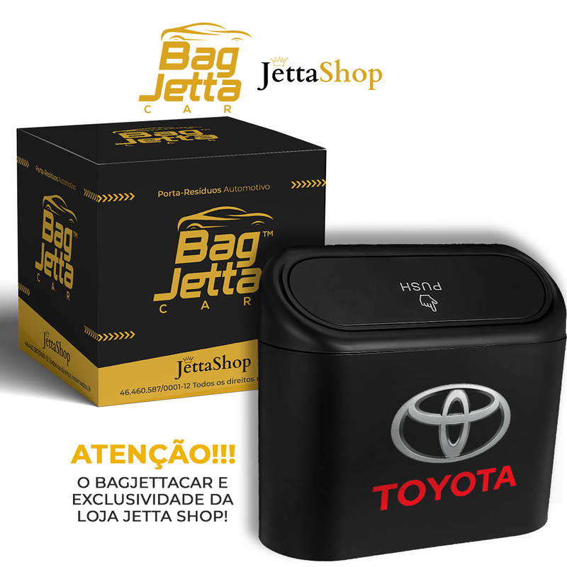 Porta-Resíduos Automotivo - BagJettaCar™ (BRINDE EXCLUSIVO PARA OS 100 PRIMEIROS)